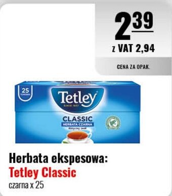 Eurocash Herbata ekspesowa: Tetley Classic oferta