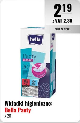 Eurocash Wkładki higieniczne: Bella Panty x 20 oferta