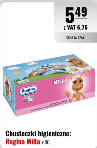 Eurocash Chusteczki higieniczne: Regina Milla x 96 oferta