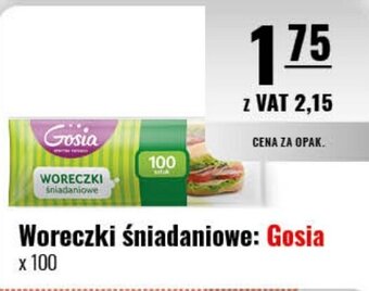 Eurocash Woreczki śniadaniowe: Gosia x100 oferta