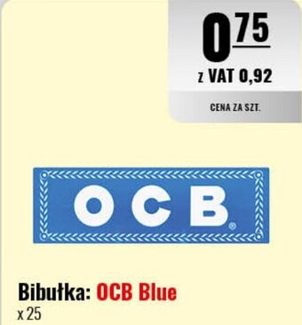 Eurocash Bibutka: OCB Blue x25 oferta