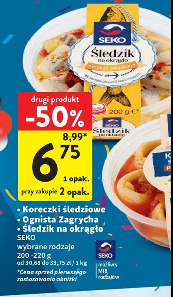 Intermarche Ognista zagrycha w oleju oferta