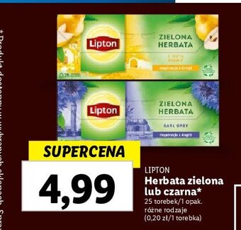 Lidl Herbata zielona pigwa oferta