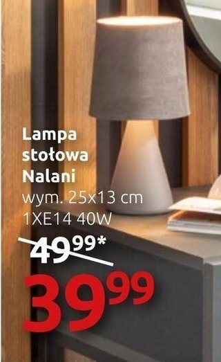 Black Red White Lampa stołowa Nalani wym. 25x13 cm oferta