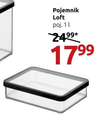 Black Red White Pojemnik Loft poj. 1l oferta