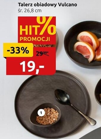 Black Red White Talerz obiadowy Vulcano śr. 26,8 cm oferta