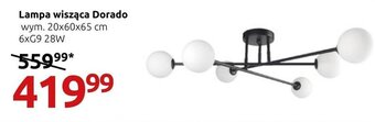 Black Red White Lampa wisząca Dorado wym. 20x60x65 cm oferta