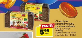 Carrefour Chleb żytni z ziarnami słonecznika oferta