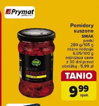 Carrefour Pomidory suszone w oleju oferta