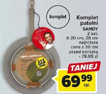 Carrefour Patelnia organic 24 + 28 cm oferta