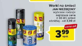 Carrefour Worki zapachowe na śmieci z taśma 35l oferta