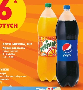 PEPSI, MIRINDA, 7UP Napój gazowany 2 l
