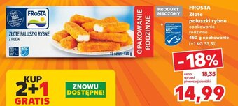 Kaufland FROSTA Złote paluszki rybne 450 g oferta