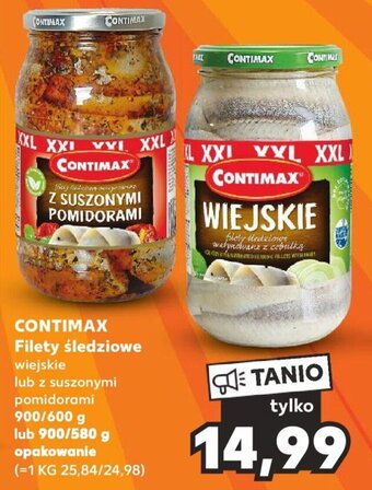 Kaufland CONTIMAX Filety śledziowe 900/600 g oferta