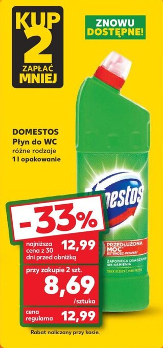 Kaufland DOMESTOS Płyn do WC 1 l oferta