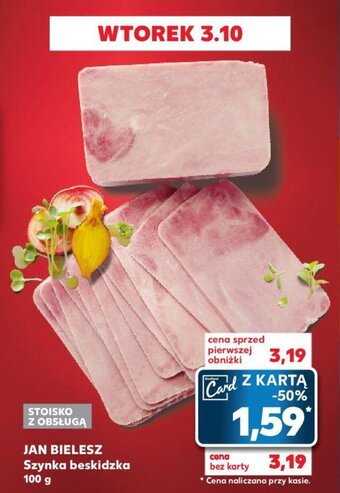 Kaufland JAN BIELESZ Szynka beskidzka 100 g oferta