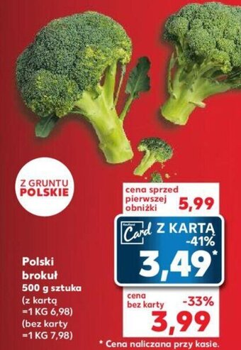 Kaufland Polski brokuł 500 g oferta