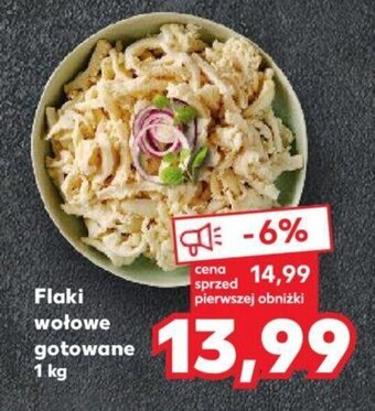 Kaufland Flaki wołowe gotowane 1 kg oferta