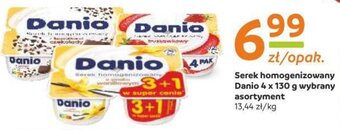 Gama Serek homogenizowany Danio 4 x 130 g oferta