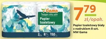 Gama Papier toaletowy biały z nadrukiem 8 szt. MW Gama oferta