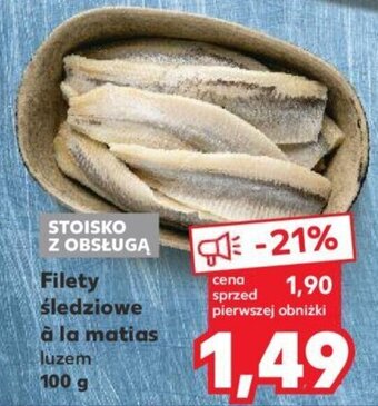 Kaufland Filety śledziowe à la matias 100g oferta