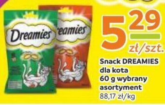 Gama Snack DREAMIES dla kota 60 g oferta