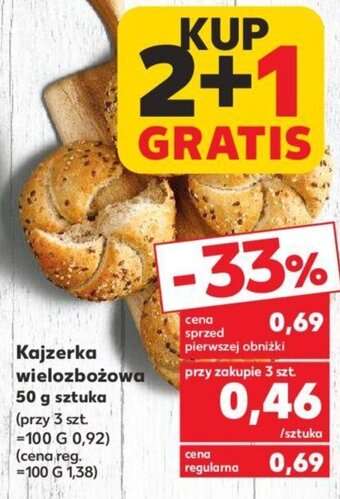 Kaufland Kajzerka wielozbożowa 50 g oferta