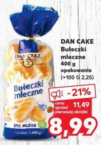 Kaufland DAN CAKE Bułeczki mleczne 400 g oferta