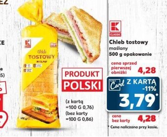 Kaufland Chleb tostowy 500g oferta