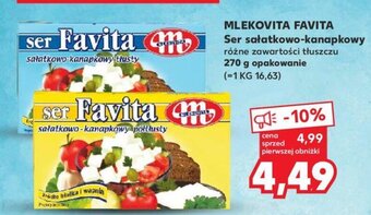 Kaufland MLEKOVITA FAVITA Ser sałatkowo kanapkowy 270 g oferta
