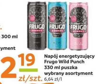 Gama Napój energetyzujący Frugo Wild Punch 330 ml puszka oferta