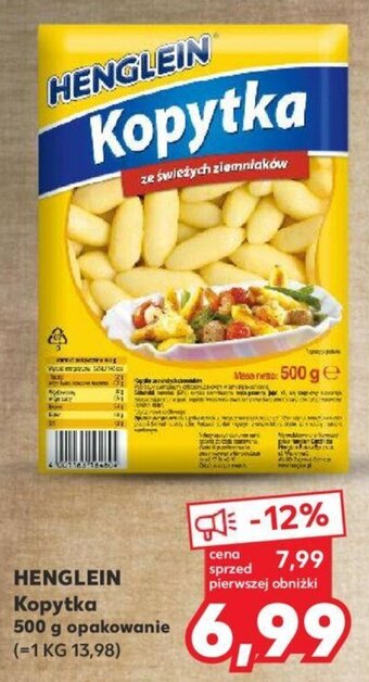 Kaufland HENGLEIN Kopytka 500g oferta