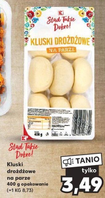 Kaufland Kluski drożdżowe na parze 400 g oferta