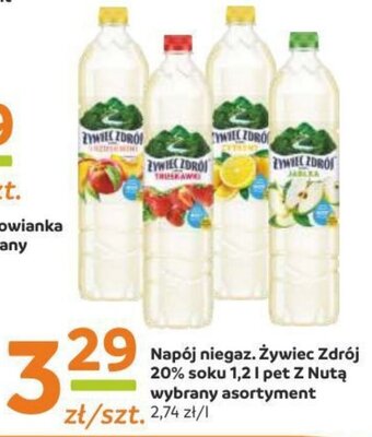 Gama Napój niegaz. Żywiec Zdrój 20% soku 1,2 I pet Z Nutą oferta