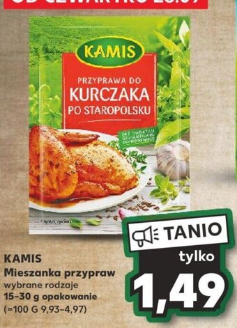 Kaufland KAMIS Mieszanka przypraw 15-30 g oferta