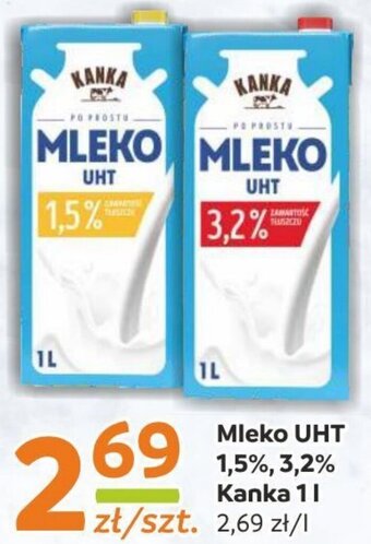 Gama Mleko UHT 1,5%, 3,2% Kanka 1l oferta