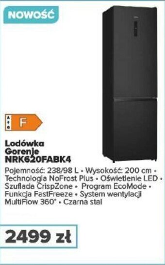 Max Elektro Lodówka Gorenje NRK620FABK4 oferta