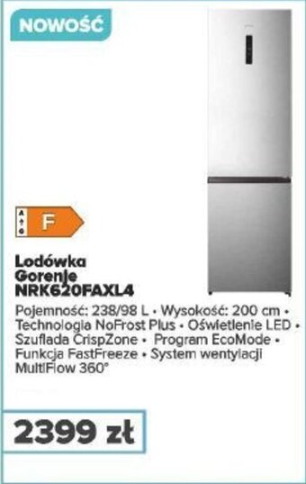 Max Elektro Lodówka Gorenje NRK620FAXL4 oferta