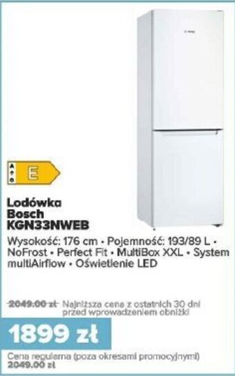 Max Elektro Lodówka Bosch KGN33NWEB oferta