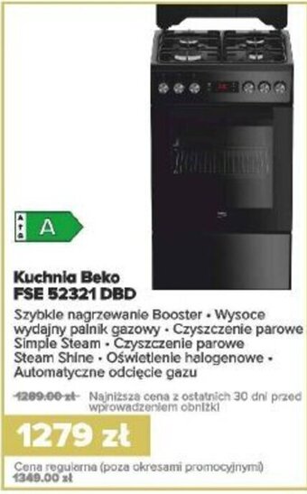 Max Elektro Kuchnia Beko FSE 52321 DBD oferta