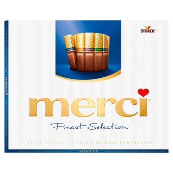 bi1 Merci finest selection kolekcja czekoladek mlecznych 250 g oferta