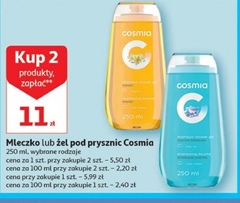 Auchan Żel pod prysznic cosmia oferta