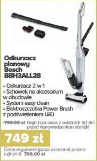 Max Elektro Odkurzacz pionowy Bosch BBH3ALL28 oferta