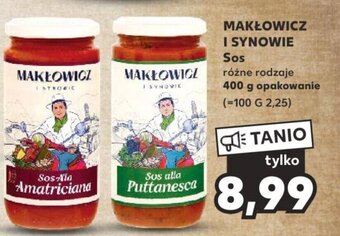 Kaufland MAKŁOWICZ I SYNOWIE Sos 400g oferta