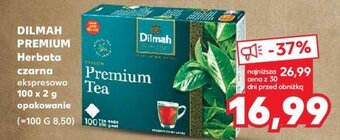 Kaufland DILMAH PREMIUM Herbata czarna 100x2g oferta