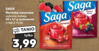 Kaufland SAGA Herbata owocowa 20 x 1,7g oferta