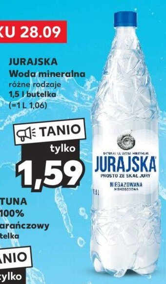 Kaufland JURAJSKA Woda mineralna 1,5l oferta