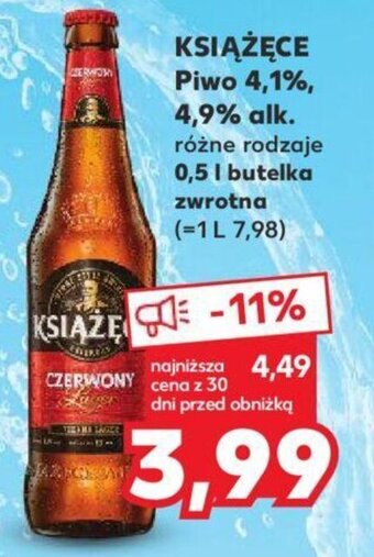Kaufland KSIĄŻĘCE Piwo 4,1%, 4,9% alk. 0,5l oferta