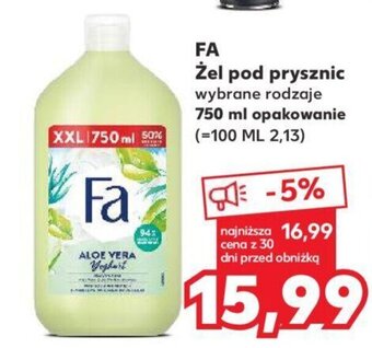 Kaufland FA Żel pod prysznic 750 ml oferta
