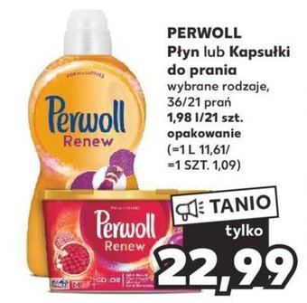 Kaufland PERWOLL Płyn lub Kapsułki do prania 1,98l/21szt oferta